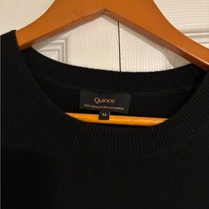 Quince Women’s Cashmere Crewneck T-shirt, Size M
